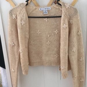 Vintage pearl sweater